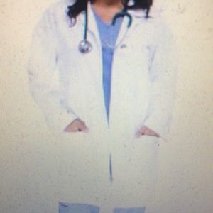 Women’s white lab coat ALLHEART SZ XS Brand new